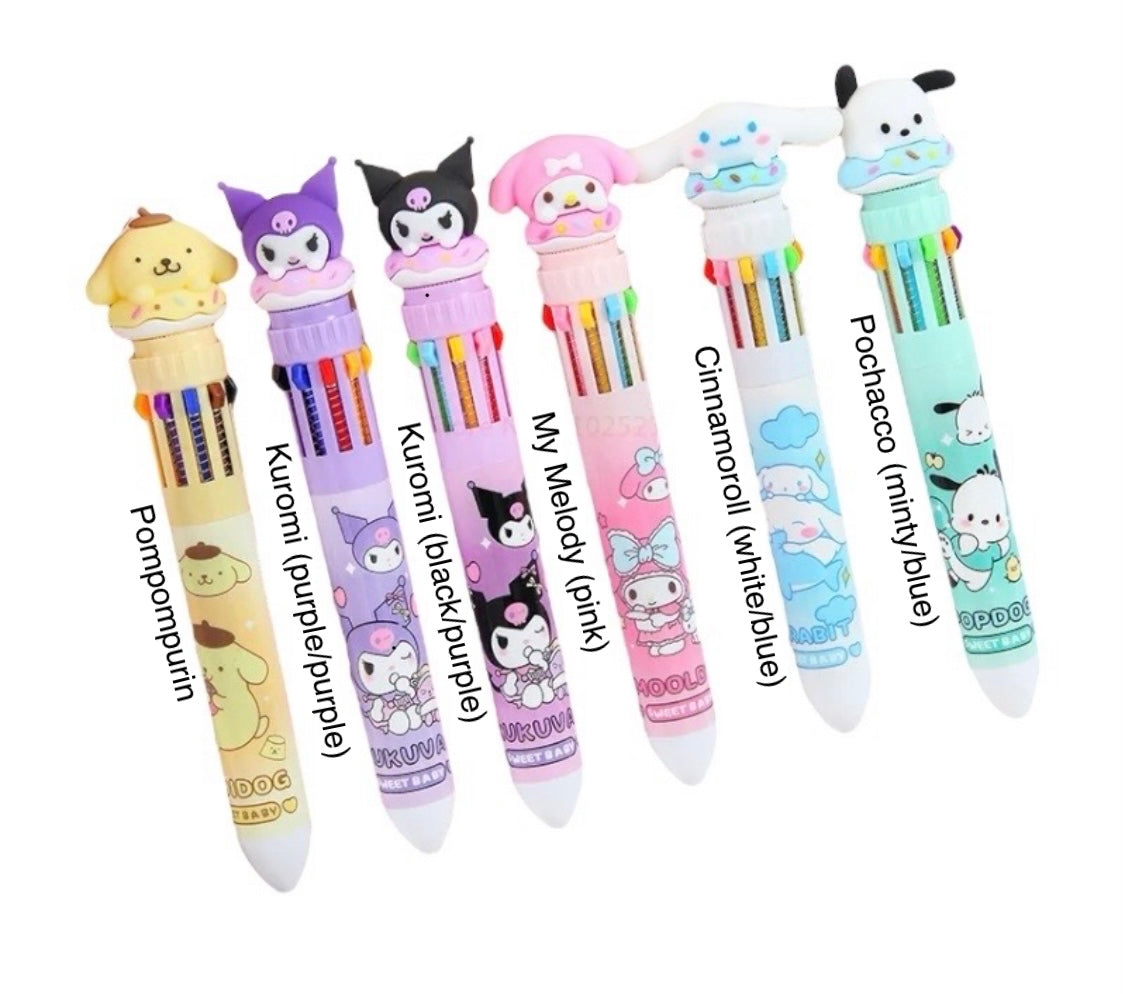 Sanrio Multicolored Pen