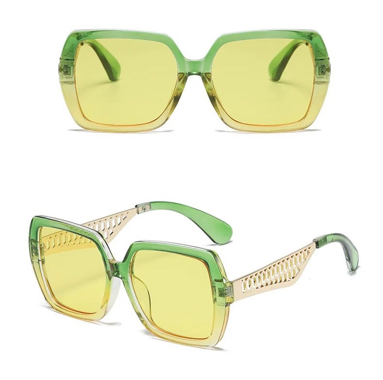 Retro Oversized Square Sunglasses