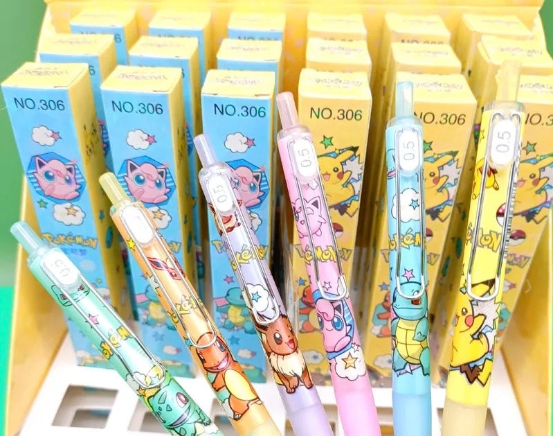 Pokémon Character Gel Pens